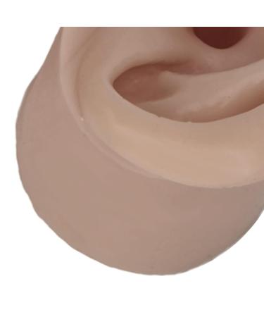 Silicone Ear Model Set - Left and Right Soft Flexible Fake Ear Piercing Practice & Jewelry Display Teaching Tool - Buy Online on GoSupps.com