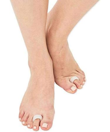 PediMend Silicone Gel Toe Straightener (2 Pairs) - Toe Separators for Hammer Toes & Claw Toe Correction - Reduce Discomfort - Foot Care for Men & Women - Buy Online on GoSupps.com