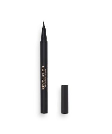 Revolution Beauty London Hair Stroke Brow Pen Dark Brown 0.5ml Dark Brown 1 count (Pack of 1)