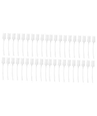 FRCOLOR 40 Pcs 20 Plastic Atomizing Spray Head Replacement Spray Bottle Cap Sprayer Replacement Tops Spray Bottle Replacement Head Essential Oil Spray Bottle Tops White Accessories Perfume
