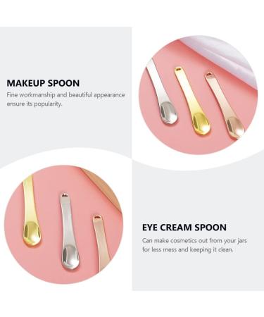 9St Mini Spatula & Spoon Set for Face & Eye Cream - Zinc Alloy Cosmetic Applicator & Skin Care Tool - Buy Online on GoSupps.com