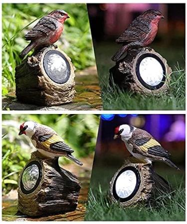 Garden Light Resin Simulation Bird Decoration Garden Garden Balcony Decoration Sculpture Crafts(Color:D) - Buy Online on GoSupps.com