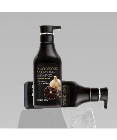 FARMSTAY Black Garlic Nourishing Shampoo 530ml - Revitalize & Strengthen Hair | International Shipping Available - Buy Online on GoSupps.com