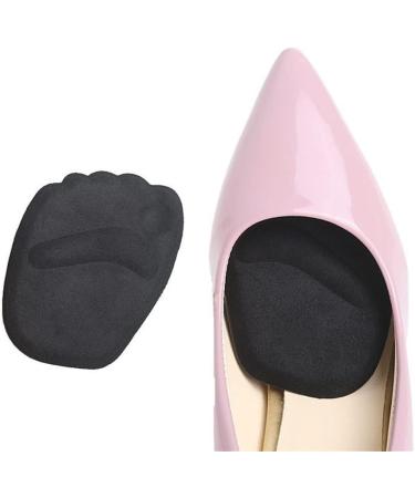 Heel Cushion Pads Gel for Plantar Fasciitis - Self-Adhesive Forefoot Cushions for Men - Breathable Foot Care - Flannel Black - International Shipping Available - Buy Online on GoSupps.com