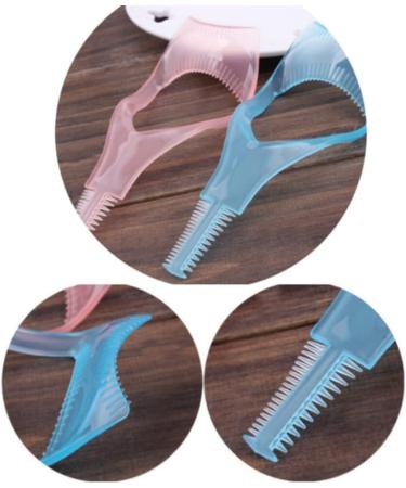 3 in 1 Eyelashes Tools Mascara Shield Applicator Guard Eyelash Guide for Makeup Clear Plastic Eyelash Card for Woman Girls Blue - Buy Online on GoSupps.com