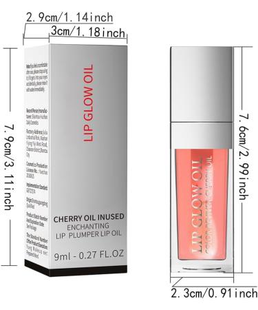 Lip Oil Hydrating Tinted Lip Balm Magic Color Changing Moisturizing Lip Glow Oil Plump Lip Gloss Lip Care Transparent Toot Lip Oil Tinted Nourishing Repairing Lightening Lip Care Products (4#) - Buy Online on GoSupps.com