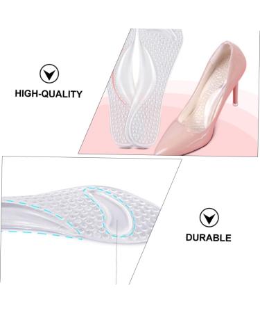 NOLITOY Non-Slip Massage Mat Insoles 6 Pairs Gel Arch Support Cushions for Ladies' Shoes | Ultimate Foot Care & Comfort Inserts - Buy Online on GoSupps.com