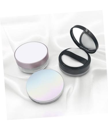 Healeved 2pcs Box Powder Box Empty Loose Powder Case Powder Compact Case Loose Powder Mirror Case Plastic - Buy Online on GoSupps.com