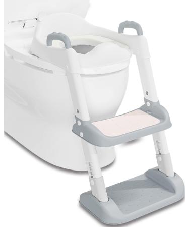 NAPEI Potty Training seat with Step Stool Ladder Potty Training Toilet for Kids Boys Girls Toddlers-Comfortable Safe Potty Seat Potty Chair with Anti-Slip Pads Ladder Splash Guard and Safety Handles - Buy Online on GoSupps.com