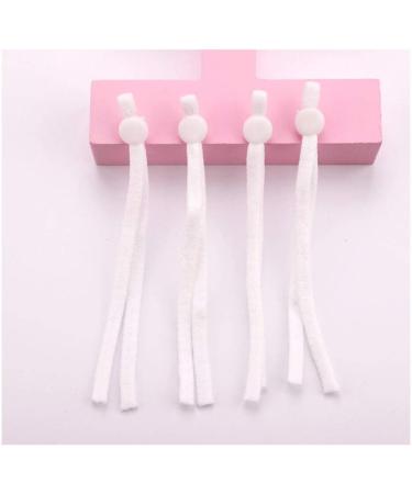 20 pcs Adjustable Elastic Bands with Silicone Buckle for DIY Handmade Masks (White) - Buy Online on GoSupps.com