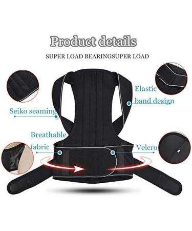Posture Corrector Adjustable Back Spine Posture Corrector Adult Humpback Pain Back Support Brace Shoulder Belt Posture Correction Back Brace - Buy Online on GoSupps.com