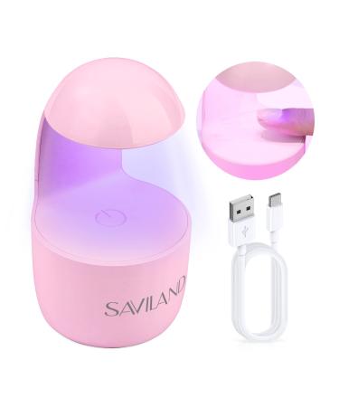 Saviland Mini Nail Lamp - Portable U V Light for Nails Quick Curing Nail Dryer Mini U V LED Lamp for Gel Nails, Gel X Nail Lamp Mini U V Nail Light for Nail Art Gel Nail Polish Home & Nail Salon DIY - Buy Online on GoSupps.com