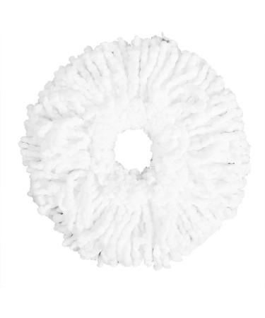 Mop Replacement Head Universal Refill 360 Spinning Microfiber Super Absorbing Water Household Accessories for Hardwood Floors|Wet & Dry Cleaning System(White) - Buy Online on GoSupps.com