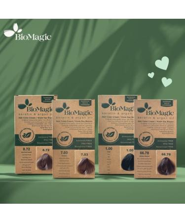 Couleur biomagique des cheveux k ratine et huile d'argan sans ammoniac sans r sorcinol coloration capillaire sans PPD (6.11 Blond fonc intense) (Blond clair) - Buy Online on GoSupps.com
