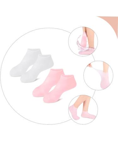 minkissy 10 Pairs Exfoliating Moisturizing Socks Pedicure Moisturizing Spa Socks Silicone Socks Foot Care Foot Care Products Moisturizing Foot Covers Sebs Women's Socks Elasticity Miss - Buy Online on GoSupps.com
