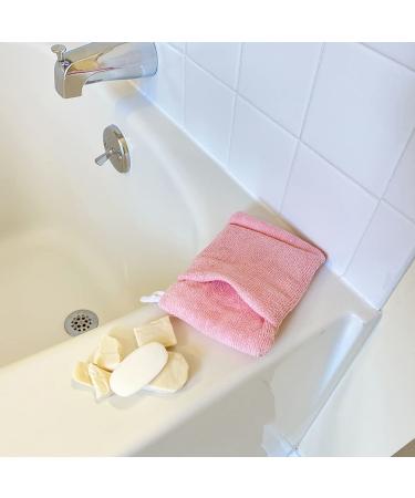 Evelots Soap Saver/Holder Set/3 - Microfiber Pocket Scrubber with Exfoliating Sponge on Rope - Buy Online on GoSupps.com