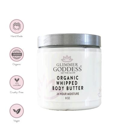 GLIMMER GODDESS Organic Whipped Body Butter All-Natural Moisturizing Anti-Aging & Brightening Made with Organic Shea Butter Coconut Oil Cocoa Butter Essential Oils Citrus Crush - Buy Online on GoSupps.com