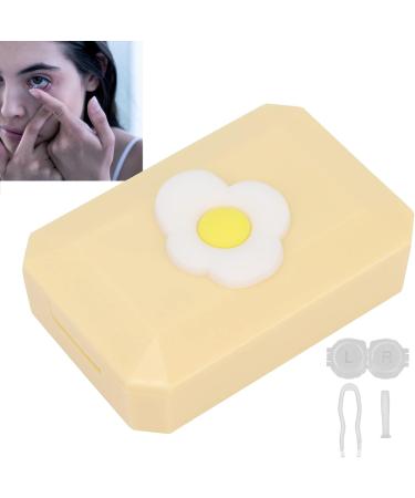 Contact Lens Container with Secure Silicone Tweezers - Perfect for Home Work Travel & Outdoor Use - Buy Online on GoSupps.com