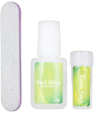 Ingrown Toenail Correction Kit Elastic Toe Nail Straightener Patch with Nail File Glue - Buy Online on GoSupps.com
