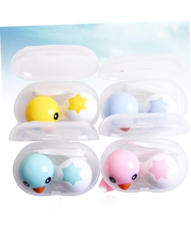 Homsfou Contact Lens Container - 4-Piece Care Box for Lens Holders & Contact Lenses - Buy Online on GoSupps.com