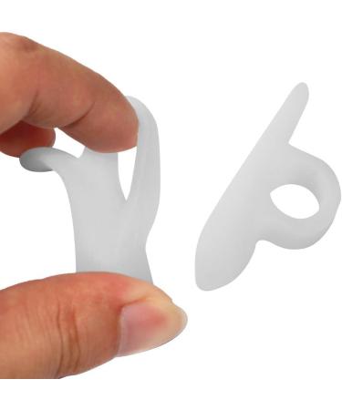 Pedimend Silicone Gel Claw Toe Corrector - Hammer Toe Pads - Toe Separator for Overlapping Toes - Straighten Bent Toes - Unisex - One Size Fits Most - 1 Pair - Buy Online on GoSupps.com