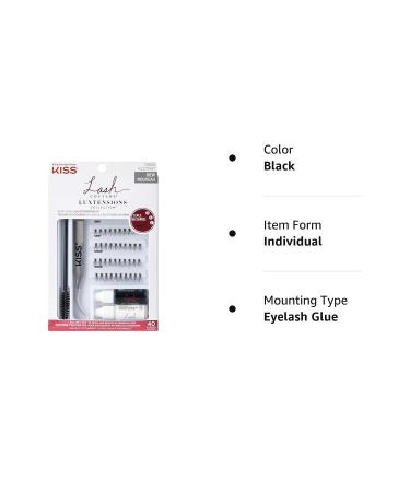 Kiss Lash Couture Luxtensions Faux Lash Extensions Kit - Pack of 2 | Enhance Your Lashes with a Dual Pack - Buy Online on GoSupps.com