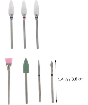 Beaupretty 5 Sets Nail Clipper Grinding Head Ceramic Cuticle Bit Nail File Nail Art Tool Manicure Grinding Heads Electric File for Nails Nursing Nails Supply Nylon Exfoliating Nail Clippers - Buy Online on GoSupps.com