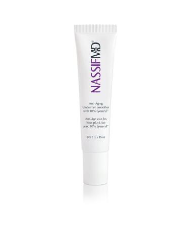 NassifMD Under Eye Smoother Firming Eye Cream Anti Aging Eye Cream for Women Under Eye Cream Dark Circles and Puffiness Eye Serum Anti Aging Wrinkles