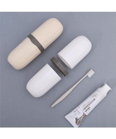 Buy 2X Travel Toothbrush Cup Capsule - Wash & Gargle Cup for Easy Toothpaste Storage | Ideal for International Shipping - Buy Online on GoSupps.com