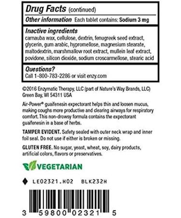 Enzymatic Therapy Air Power 100 CT - Respiratory Support Formula - Buy Online on GoSupps.com
