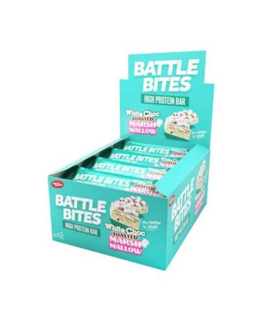 Battle Bites White Choc Marshmallow 12 x 62g