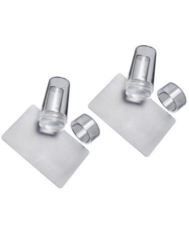 Lurrose 2 sentences nail art delivers nail art stamp stamping nail polish DIY nail art stamping kit gel nail stamps jelly stamp stamps of gel eggs manicure nail accessories