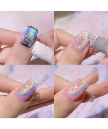 Laser Cat Eye Gel Nail Polish Shiny Nail Varnish Soak Off UV LED Gel for Nail Art Easy Apply Manicure Gel Lacquer - (Color: 07) - Buy Online on GoSupps.com