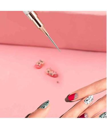 Dual End Rhinestone Pen Tool Nail Rhinestone Picker Dotting Tool Diamond Painting Dotting Pen Nail Art Dotting Pen Pick Up Applicator Dual Tips Dotting Pen Beads for DIY Nail Art Crafts (F) - Buy Online on GoSupps.com