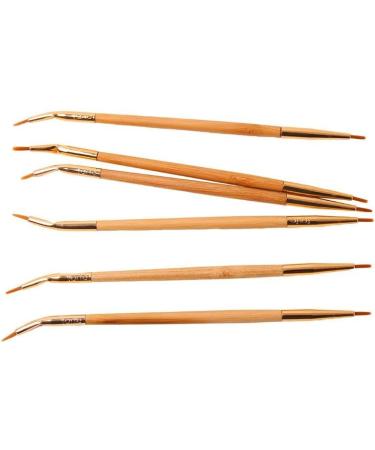 Tiuimk GUJHUI TA Double-ended Bamboo Handle Eyeliner Brush-16x0.5x0.5cm - Buy Online on GoSupps.com