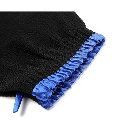 Premium Exfoliating Gloves Set for Men and Women - Dead Skin Remover for Bath, Shower, Sauna, Hammam - Improves Blood Circulation - Self Tan Removal Mitt - Buy Online on GoSupps.com
