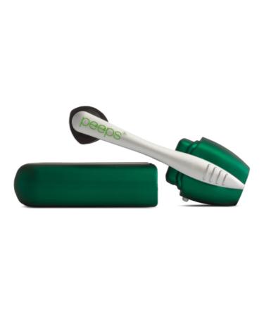 Carbon Klean Peeps Eyeglass Lens Cleaner - Efficient and Durable Carbon Microfiber Technology - Exclusively Used by NASA - 500 Uses (Green Soft Touch) Soft Touch Green