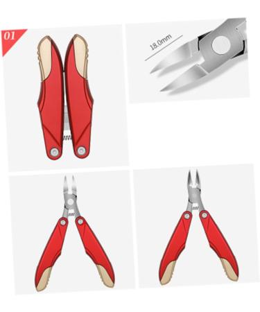 minkissy Fingernails Nippers Multipurpose Tool Steel Cuticle Pedicure Nail Cuticle Nail Nipper Cuticle Toe Nail Clipper Cuticle Clipper Pusher - Buy Online on GoSupps.com