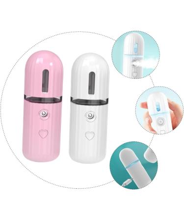 Hemoton 2pcs Moisturizing Sprayer Humidifier Handy Hydrating Mist Sprayer Travel Atomizer Practical Facial Mister Durable Facial Mister Premium Facial Mister Lightweight Facial Mister - Buy Online on GoSupps.com