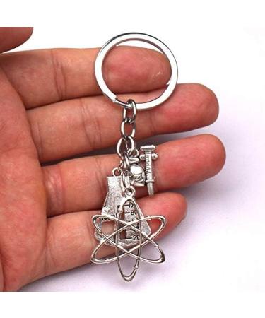 Handmade Cute Medical Key Chain with Needle Syringe & Stethoscope - Perfect DIY Jewelry Gift - Buy Online on GoSupps.com