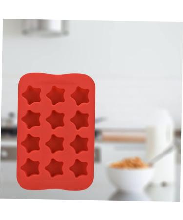 Zerodeko 3pcs 12 Silicone Molds Ice Cubes Maker Dessert Trays Muffins Ice Cube Trays Heart-Shaped Ice Tray mediumx3pcs Redx3pcs - Buy Online on GoSupps.com