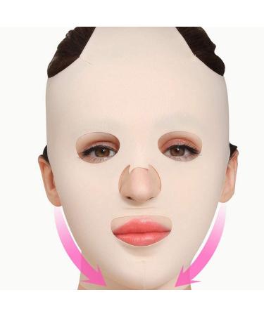 V-Line Face Lifting Belt - Elastic Breathable Double Chin Reducer for Men & Women | Facial Corrector for a Slimmer Look - Buy Online on GoSupps.com