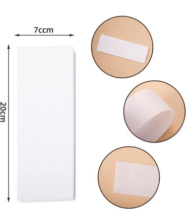 Lot de 100 bandes de cire en papier non tiss pour pilation des bras jambes visage aisselles poils et sourcils - Buy Online on GoSupps.com