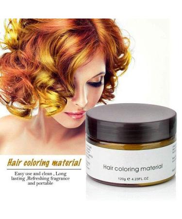 Unisex Gold Hair Color Dye Wax | Temporary Styling Cream for Party Cosplay & Halloween - 4.23 OZ - Buy Online on GoSupps.com