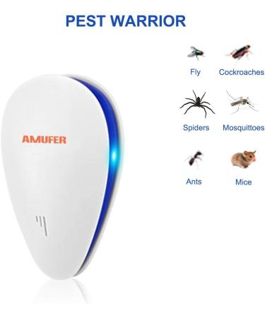 6 Pack Ultrasonic Pest Repeller - Electronic Plug-in Control for Insects, Rodents, Mice, Rats, Roaches, Spiders, Flies, Ants - Buy Online on GoSupps.com