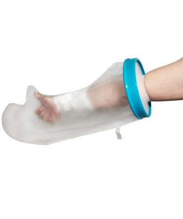 Tideshake - 100% Waterproof Cast Covers for Shower Arm, Reusable Adult Half Arm Cast Protector, Cast Bag, Cast Sleeve - Watertight Protection for Wound Hands, Fingers, Wrists, Arms (Adult)