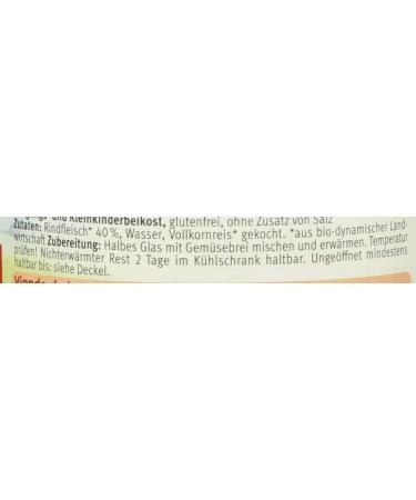 Holle Organic Beef Pack of 6 (750g) - Premium Quality Organic Baby Food | International Shipping Available - Buy Online on GoSupps.com