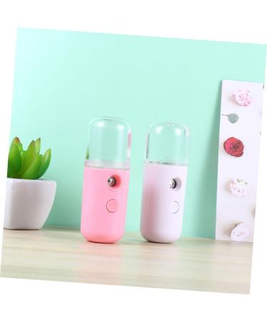 LALADEFIEE 2pcs Spray Hydrating Apparatus Skin Moistener Pink Cleaner Portable Steamer Bottle Black Plastic - Buy Online on GoSupps.com