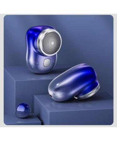 Alkyne Mini-Shave Portable Electric Shaver Mini-Shave Portable Electric Shaver Pocket Wet & Dry Men's Shaver USB Rechargeable Shaver Suitable for Home Travel Father's Day Gifts (Blue) - Buy Online on GoSupps.com