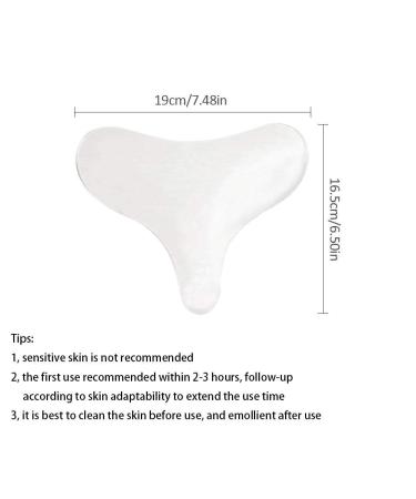 Silicone Heart-Shaped Anti-Wrinkle Breast Pads | Eliminate & Prevent Breast Folds - International Shipping - Buy Online on GoSupps.com